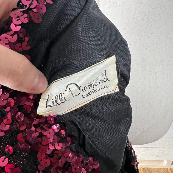 Vintage 60s Lilli Diamonds California Sequin Dress - Picture 6 of 6